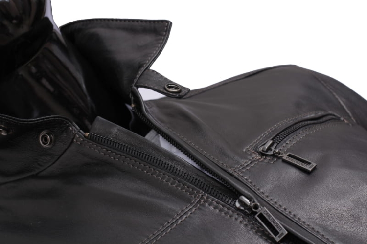 Kurtka skórzana męska CARLO MONTI TOM950_3