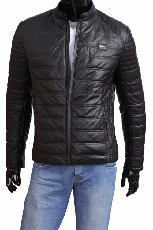 KURTKA SKÓRZANA MĘSKA CARLO MONTI NIK451