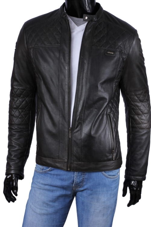 Kurtka skórzana męska CARLO MONTI PDR450 / 3