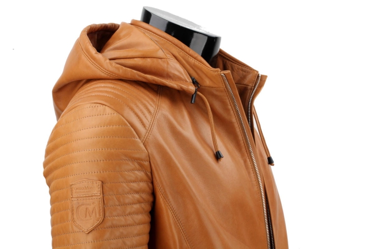 Kurtka skórzana z kapturem DORJAN CM VIT084K 14.JPG