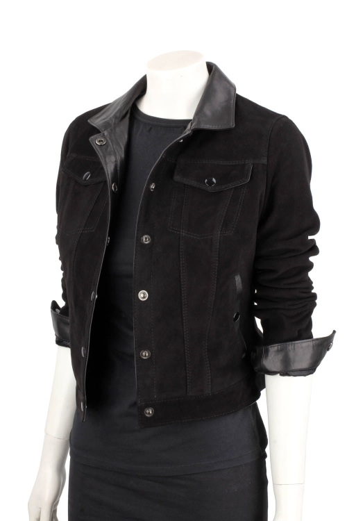 DOM400 - czarna kurtka zamszowa damska katana skórzana DORJAN 1.JPG