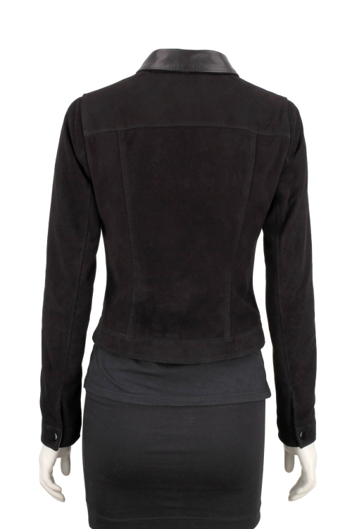 DOM400 - czarna kurtka zamszowa damska katana skórzana DORJAN 5.JPG