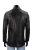 JSZK450 - Elegancka skórzana kurtka męska czarna z kołnierzem DORJAN 5.JPG