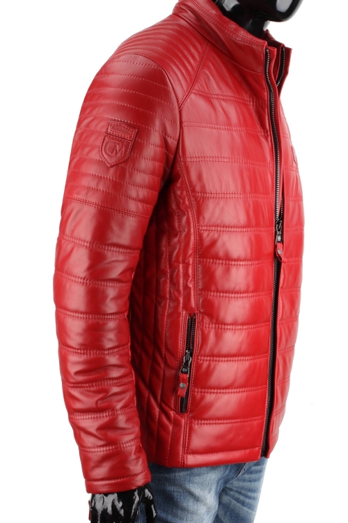 Kurtka skórzana pikowana męska DORJAN CM NIK463 5.JPG