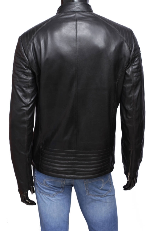VIT450_3 - Czarna kurtka skórzana męska w casualowym stylu DORJAN 4.jpg