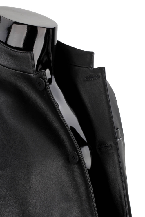 TWM450 - Elegancka kurtka skórzana męska zapinana na guziki DORJAN 10.JPG