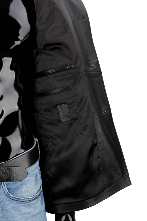 TWM450 - Elegancka kurtka skórzana męska zapinana na guziki DORJAN 14.JPG