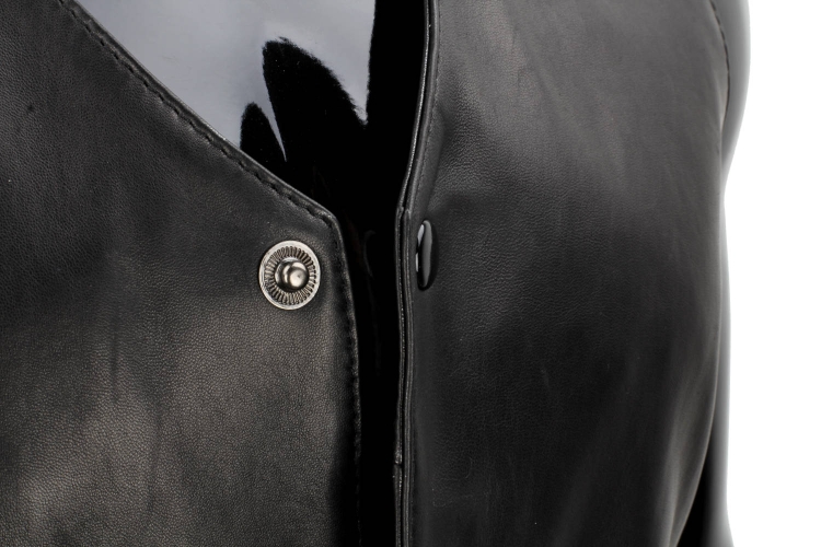 HRO450 - Elegancka czarna kamizelka skórzana męska klasyk DORJAN 8.JPG
