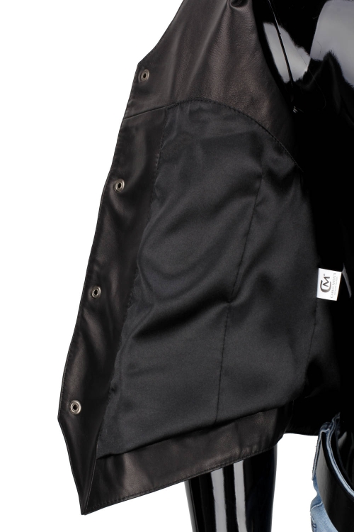 HRO450 - Elegancka czarna kamizelka skórzana męska klasyk DORJAN 9.JPG