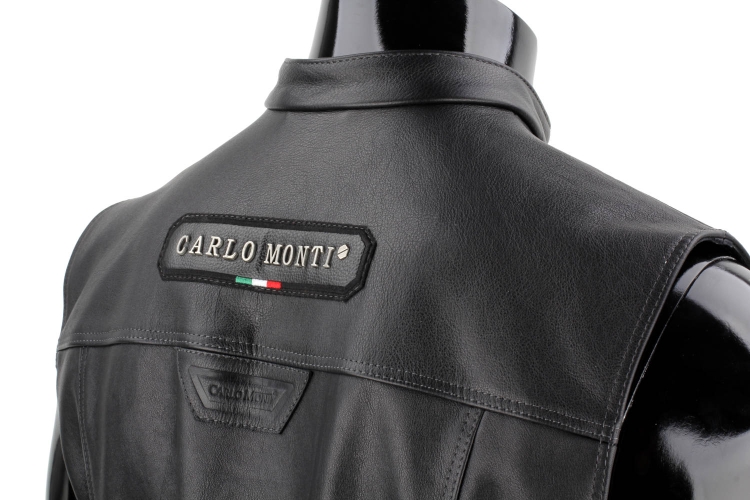 DUC950N - Męska kamizelka motocyklowa skórzana z naszywkami DORJAN 11.JPG