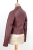 OUT172 - XS - Bordowa ramoneska skórzana damska pikowana DORJAN Outlet 4.JPG