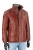 BRU122A - Ciepła brązowa kurtka skórzana męska pikowana DORJAN  7.JPG