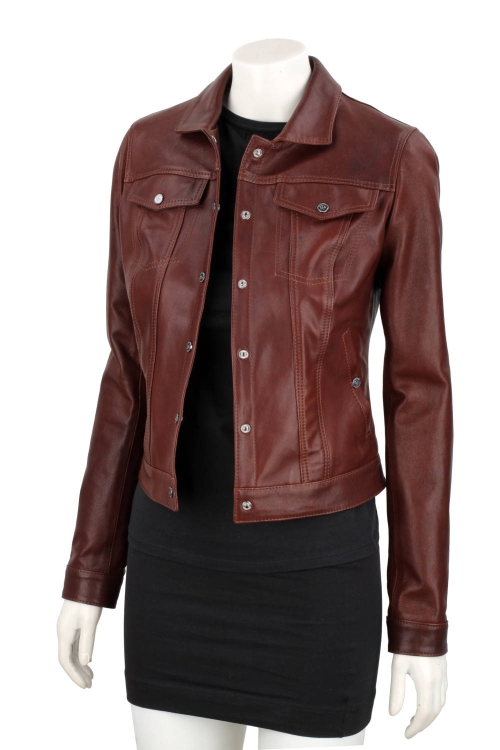 DRI122A - Lekka brązowa katana damska skórzana DORJAN 6.JPG