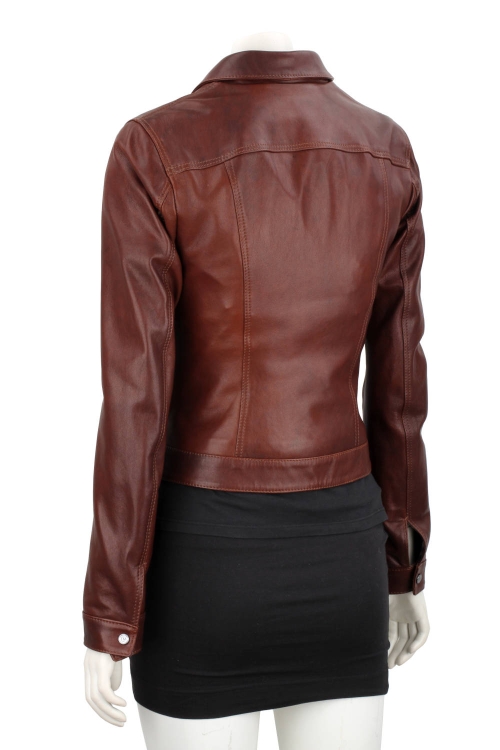 DRI122A - Lekka brązowa katana damska skórzana DORJAN 7.JPG