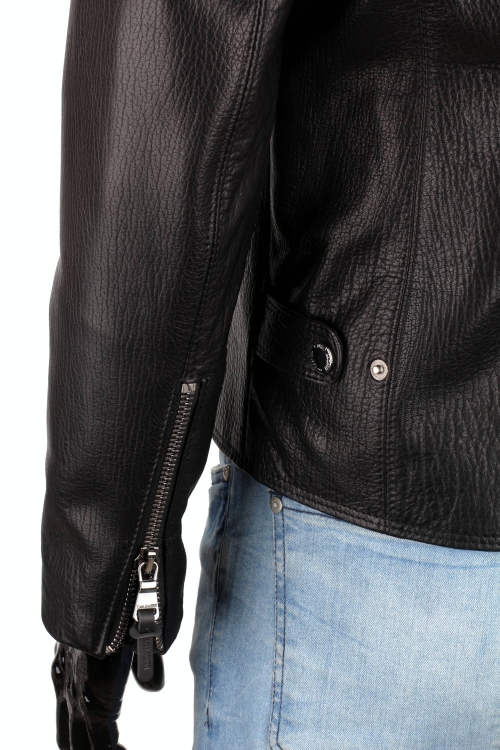 Czarna kurtka skórzana męska ze naturalnej skóry PREMIUM DORJAN 10.JPG