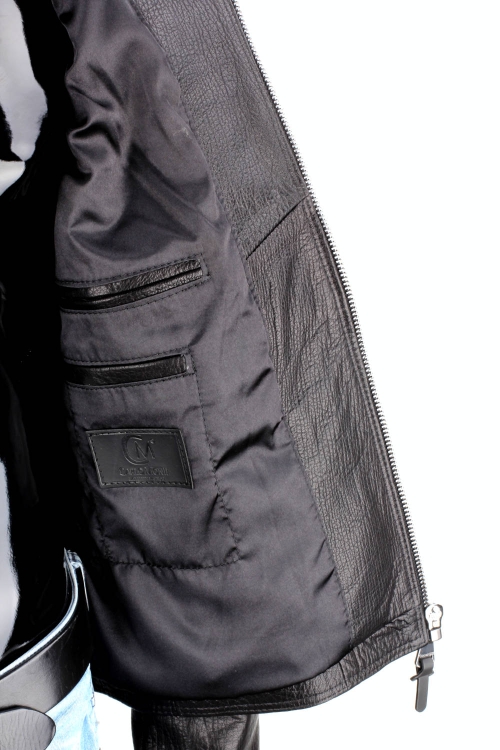 Czarna kurtka skórzana męska ze naturalnej skóry PREMIUM DORJAN 14.JPG