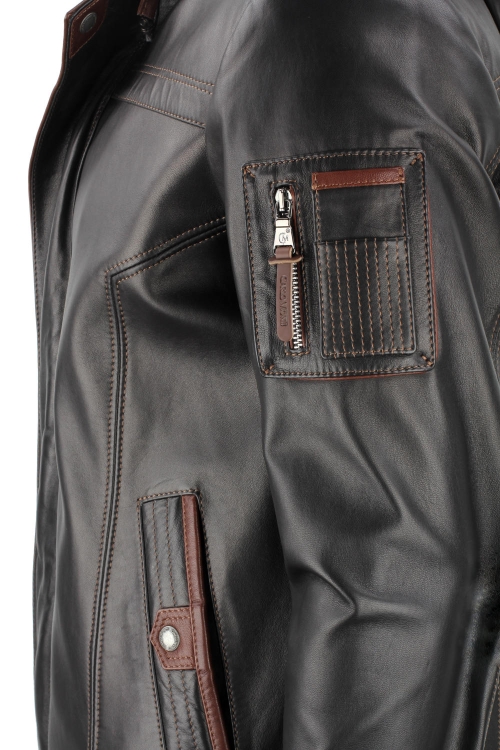 AMDU450 - Ekskluzywna skórzana kurtka męska z kapturem PREMIUM DORJAN 10.JPG