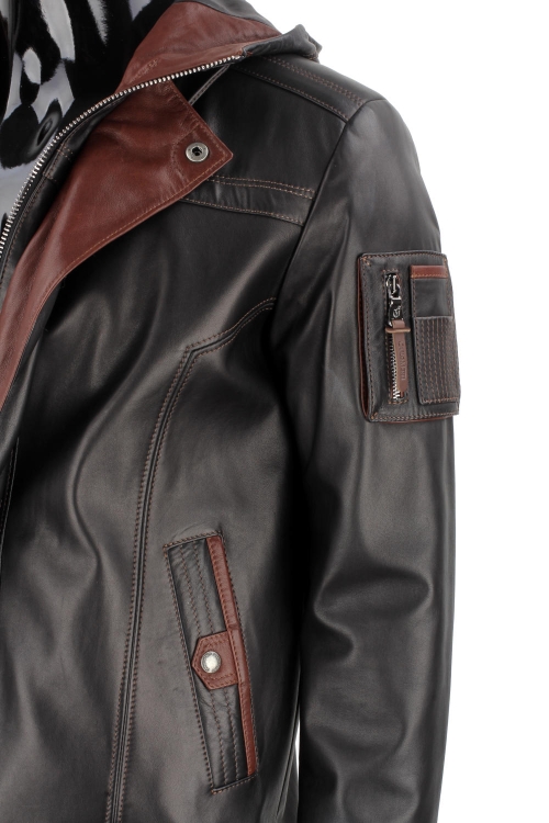AMDU450 - Ekskluzywna skórzana kurtka męska z kapturem PREMIUM DORJAN 17.JPG