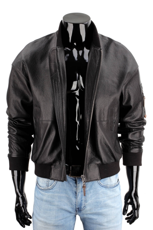 WLT951- Ekskluzywna bomberka męska oversize ze skóry naturalnej DORJAN  1.JPG