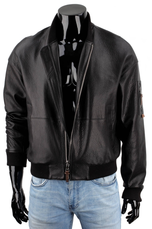 WLT951- Ekskluzywna bomberka męska oversize ze skóry naturalnej DORJAN  2.JPG