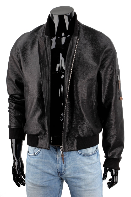 WLT951- Ekskluzywna bomberka męska oversize ze skóry naturalnej DORJAN  8.JPG