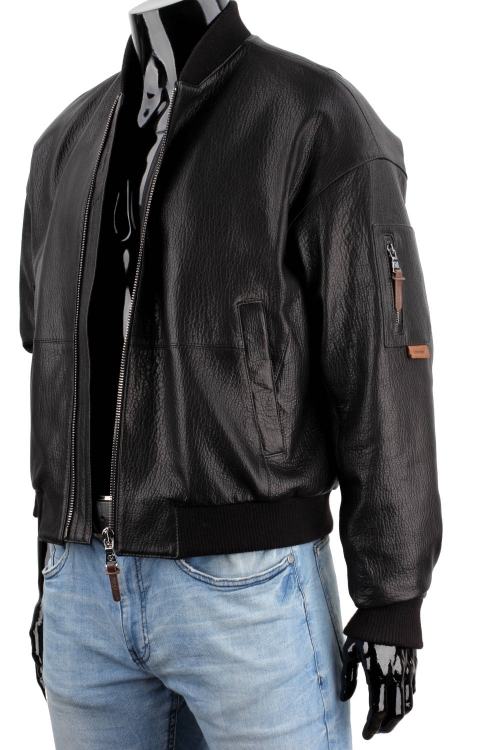 WLT951- Ekskluzywna bomberka męska oversize ze skóry naturalnej DORJAN  10.JPG