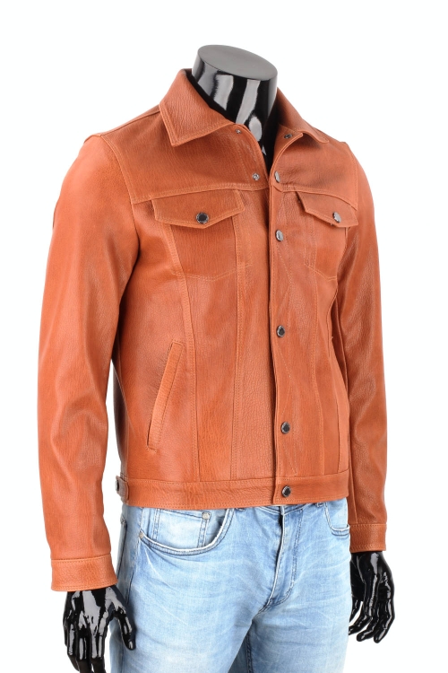 KTM127 - Camelowa katana skórzana męska ze skóry PREMIUM DORJAN 2.JPG