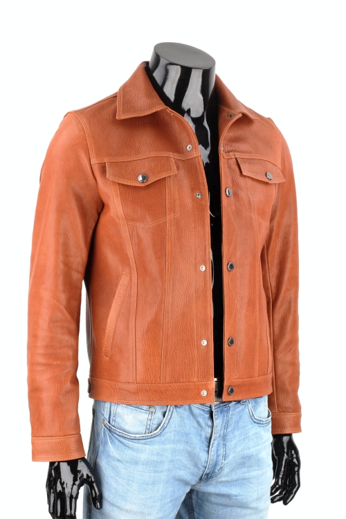 KTM127 - Camelowa katana skórzana męska ze skóry PREMIUM DORJAN 4.JPG