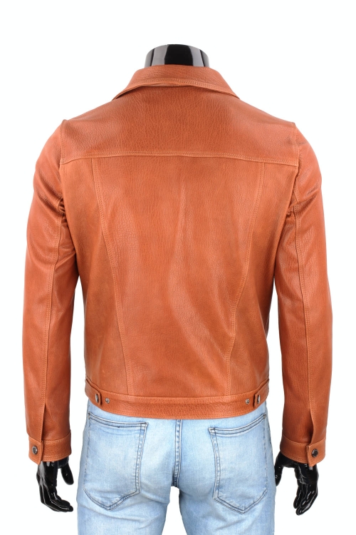 KTM127 - Camelowa katana skórzana męska ze skóry PREMIUM DORJAN 6.JPG