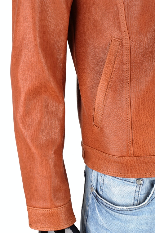 KTM127 - Camelowa katana skórzana męska ze skóry PREMIUM DORJAN 11.JPG