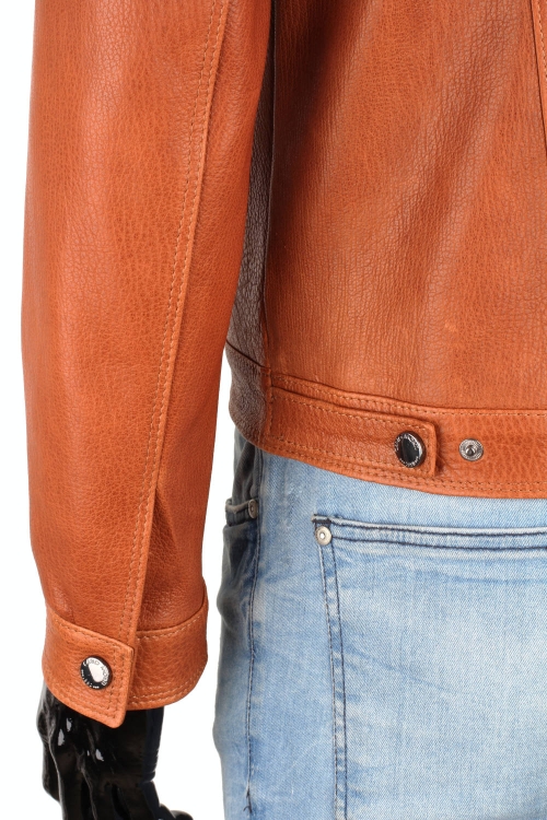 KTM127 - Camelowa katana skórzana męska ze skóry PREMIUM DORJAN 12.JPG