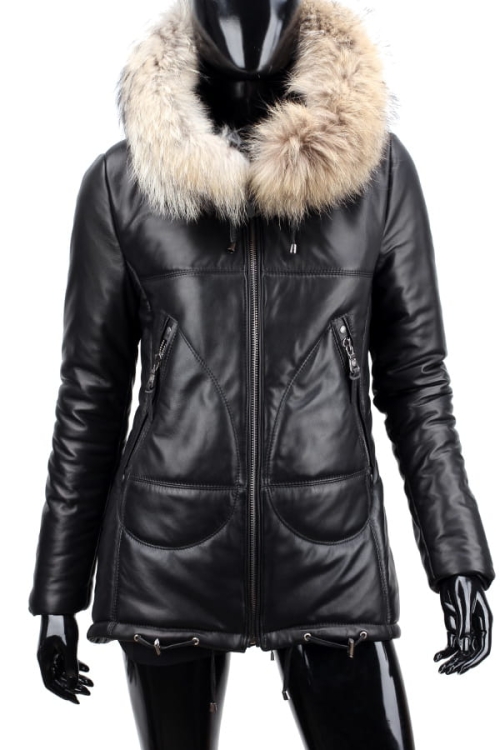 Parka Skórzana Damska DORJAN CM ADL450 2.JPG