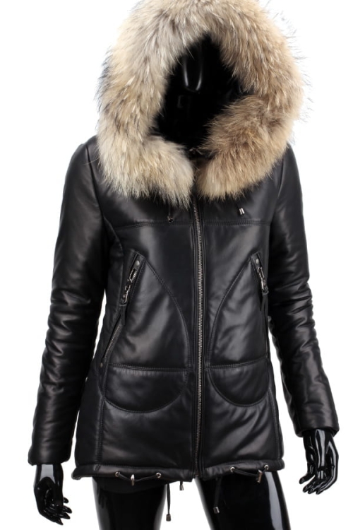 Parka Skórzana Damska DORJAN CM ADL450 5.JPG