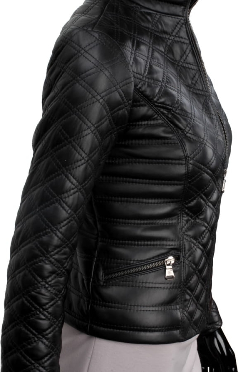 Kurtka skórzana pikowana damska DORJAN CM NIN450_1 5.JPG