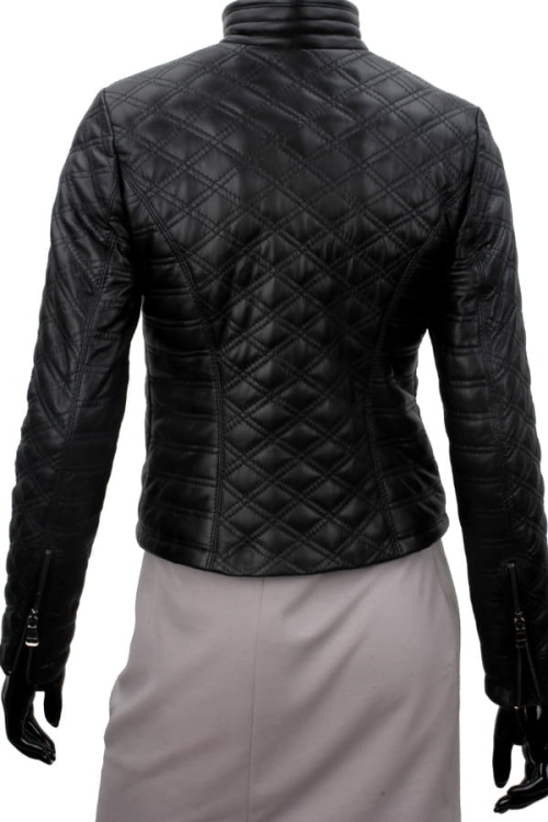 Kurtka skórzana pikowana damska DORJAN CM NIN450_1 6.JPG