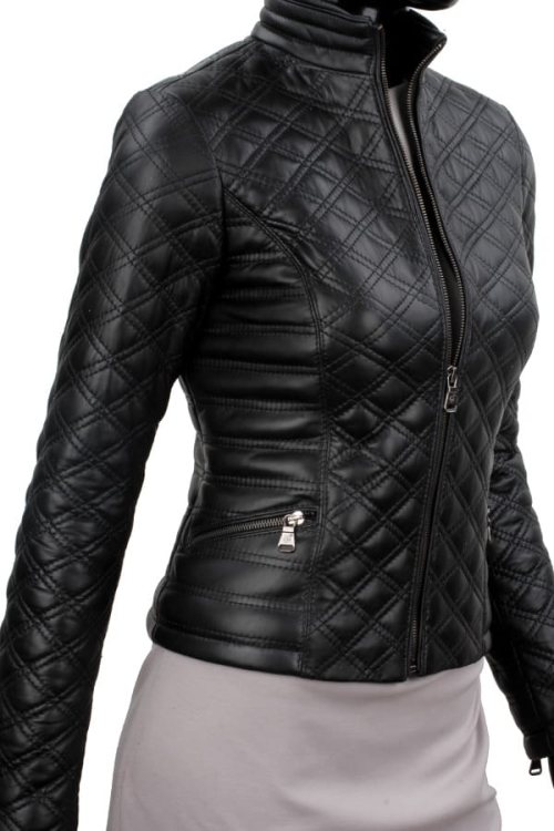 Kurtka skórzana pikowana damska DORJAN CM NIN450_1 8.JPG