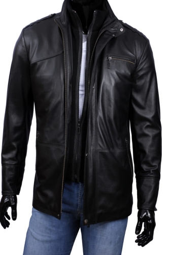 Kurtka skórzana męska DORJAN TRSZ450 / 3