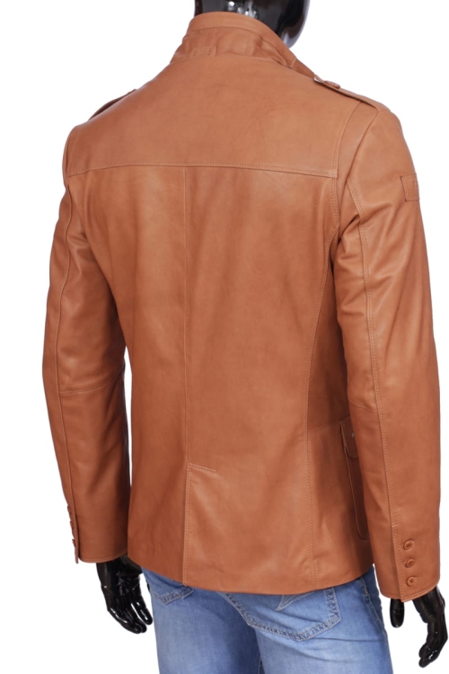 Marynarka skórzana męska DORJAN ALX113