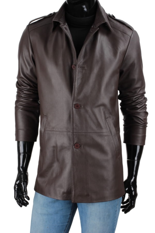 Płaszcz skórzany męski DORJAN BILK123 2.JPG