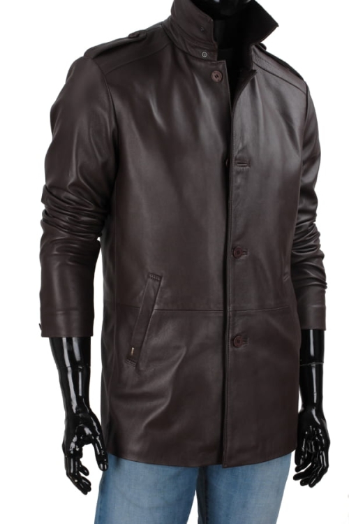 Płaszcz skórzany męski DORJAN BILK123 5.JPG