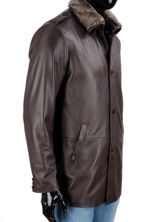Płaszcz skórzany męski DORJAN BILK123 6.JPG