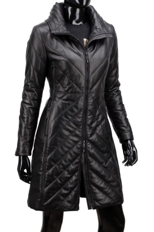 Płaszcz Skórzany Pikowany Damski DORJAN CM ANL450 5.JPG