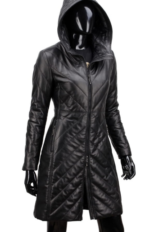 Płaszcz Skórzany Pikowany Damski DORJAN CM ANL450 9.JPG