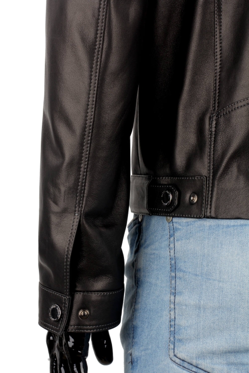 Czarna kurtka skórzana męska w stylu vintage DORJAN 12.JPG