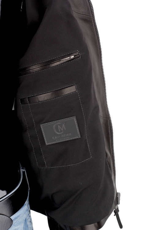 Czarna kurtka skórzana męska w stylu vintage DORJAN 14.JPG