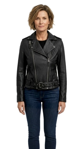 JUD951 - Ramoneska damska z naturalnej skóry owczej PREMIUM DORJAN