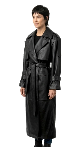 OKS450 - Ekskluzywny płaszcz skórzany damski typu oversize DORJAN