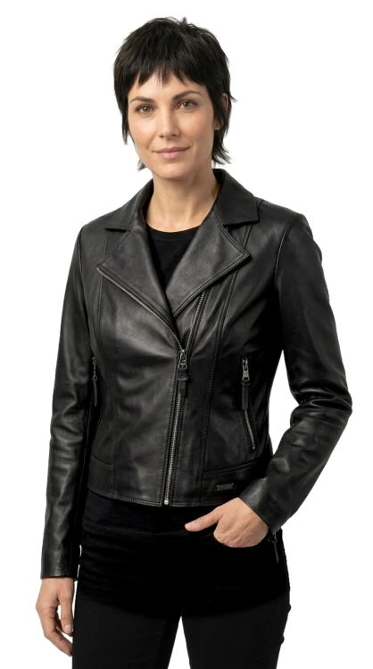 SFA450 - Prosta ramoneska damska bez zbędnych dodatków DORJAN