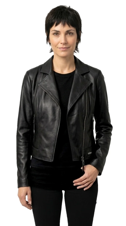 SFA450 - Prosta ramoneska damska bez zbędnych dodatków DORJAN