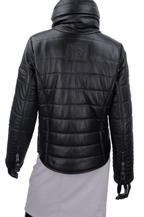 Kurtka Skórzana Pikowana Damska DORJAN CM BSA450_1 8.JPG